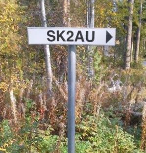 Road sign SK2AU