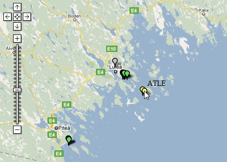 Picture of AIS-map