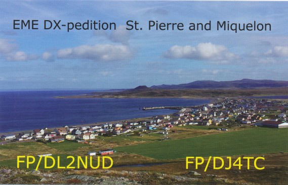 SM2ILF first station connecting FP St.Pierre and Miquelon 